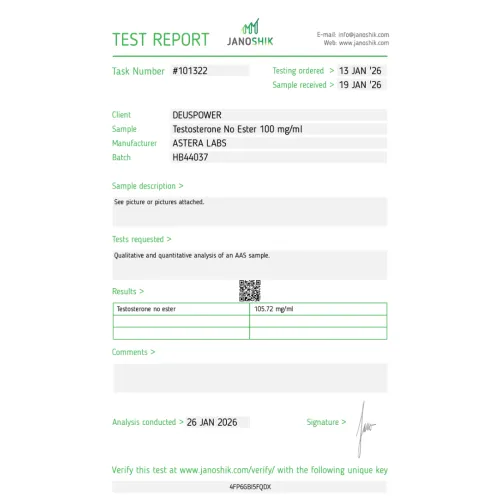 Testosterona Sin Éster