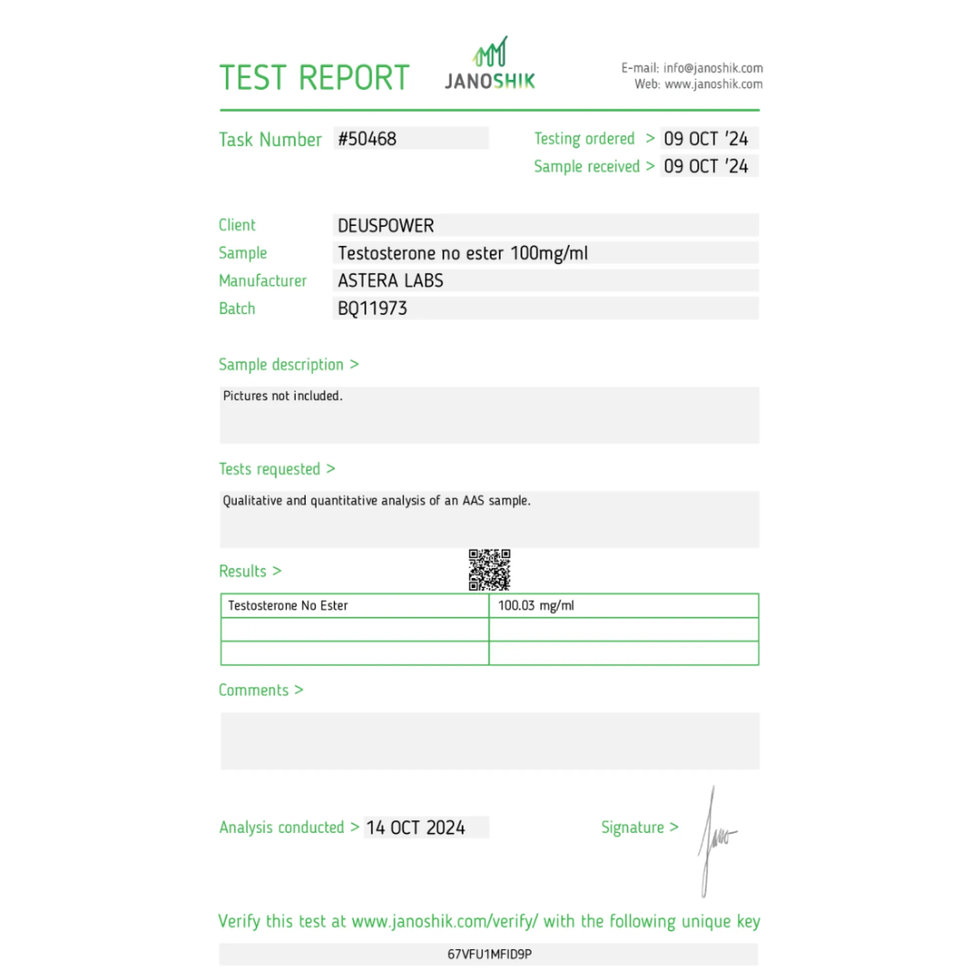 Testosterone No Ester, Astera Labs, Buy Steroids Online - www.deuspowershop.net