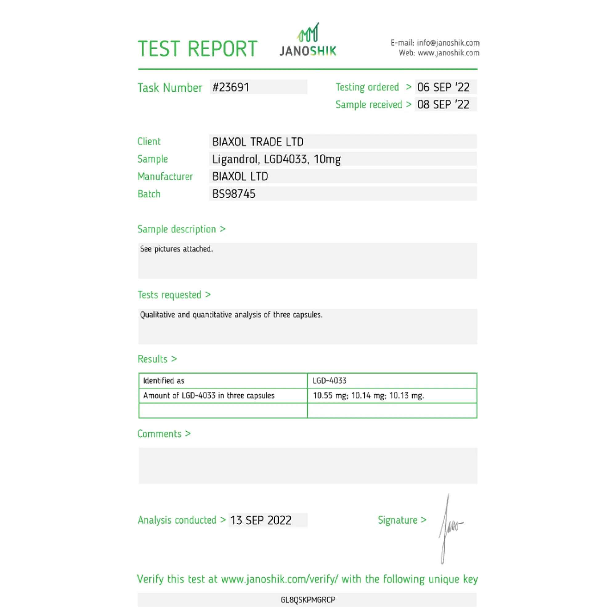 LIGANDROL (LGD4033), Biaxol, Kaufen Sie Steroide Online - www.deuspowershop.net