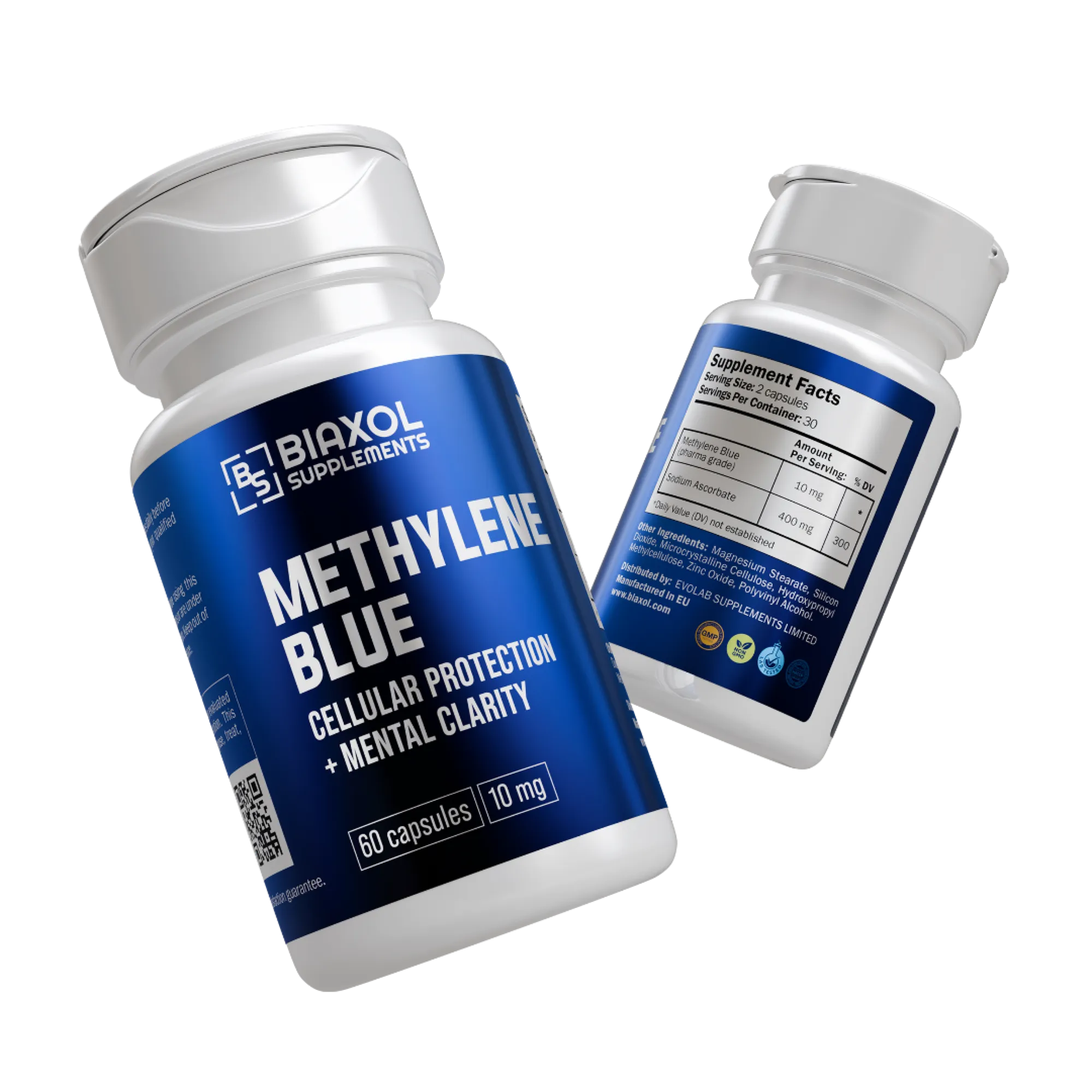 Methyleenblauw Capsules, Cellulaire Bescherming & Mentale Helderheid, Online Kopen - www.deuspowershop.net