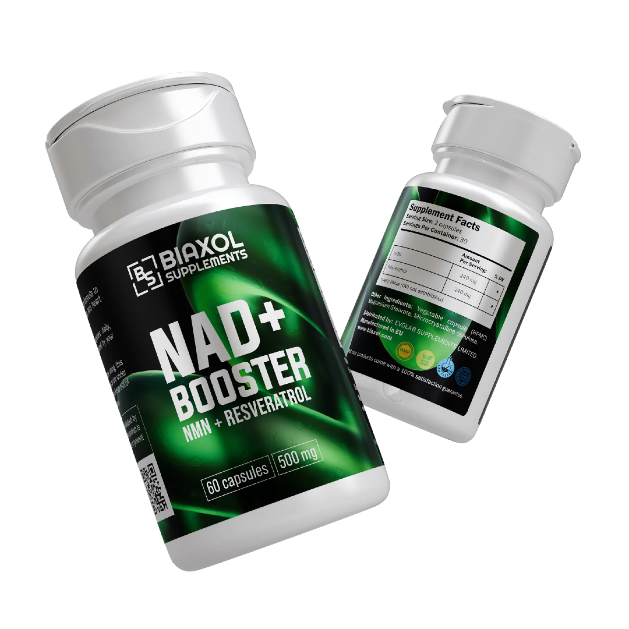 NMN + Resveratrol (NAD+ Booster), Biaxol, Steroide online kaufen – www.deuspowershop.net
