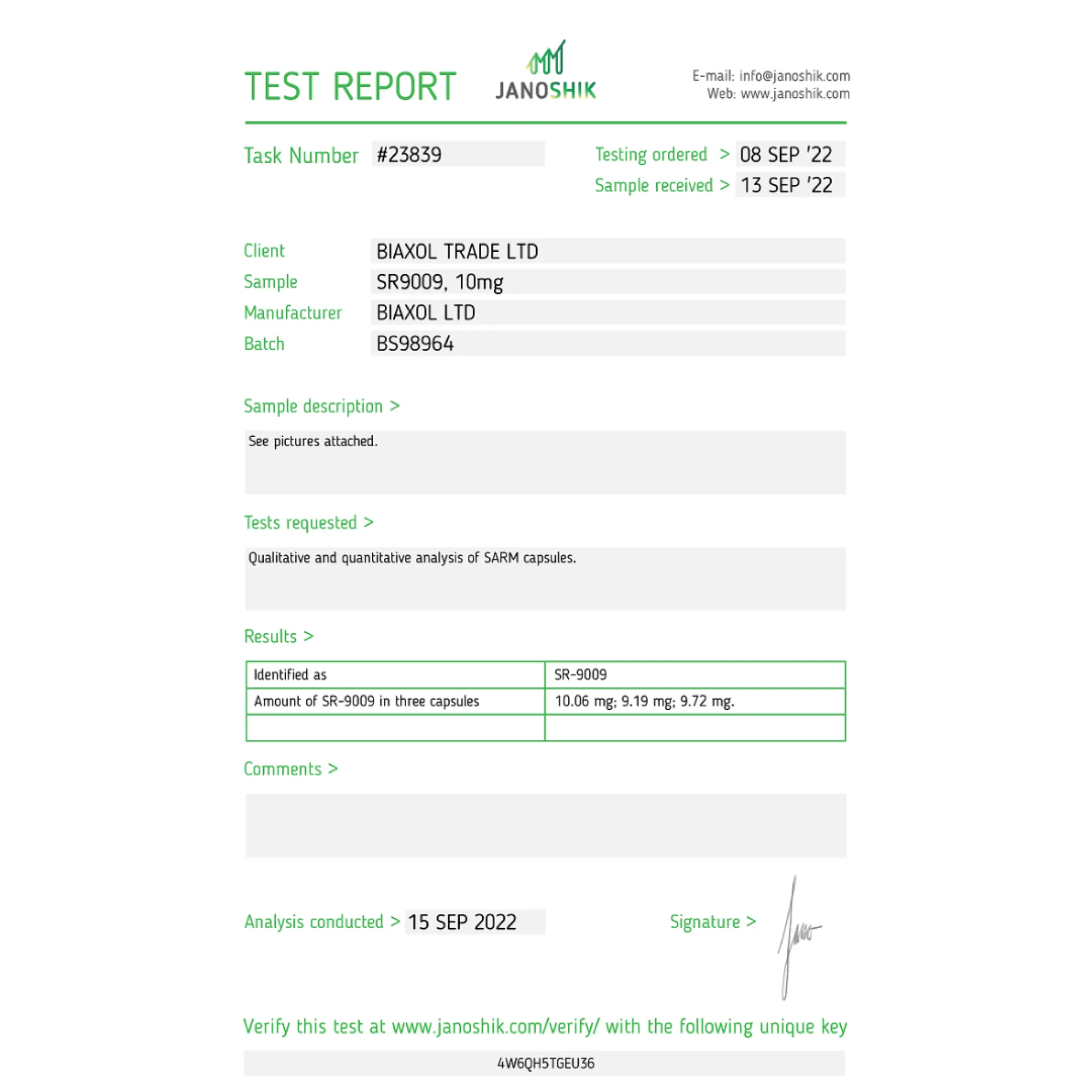 STENABOLISCH (SR9009), Biaxol, Steroïden online kopen - www.deuspowershop.net