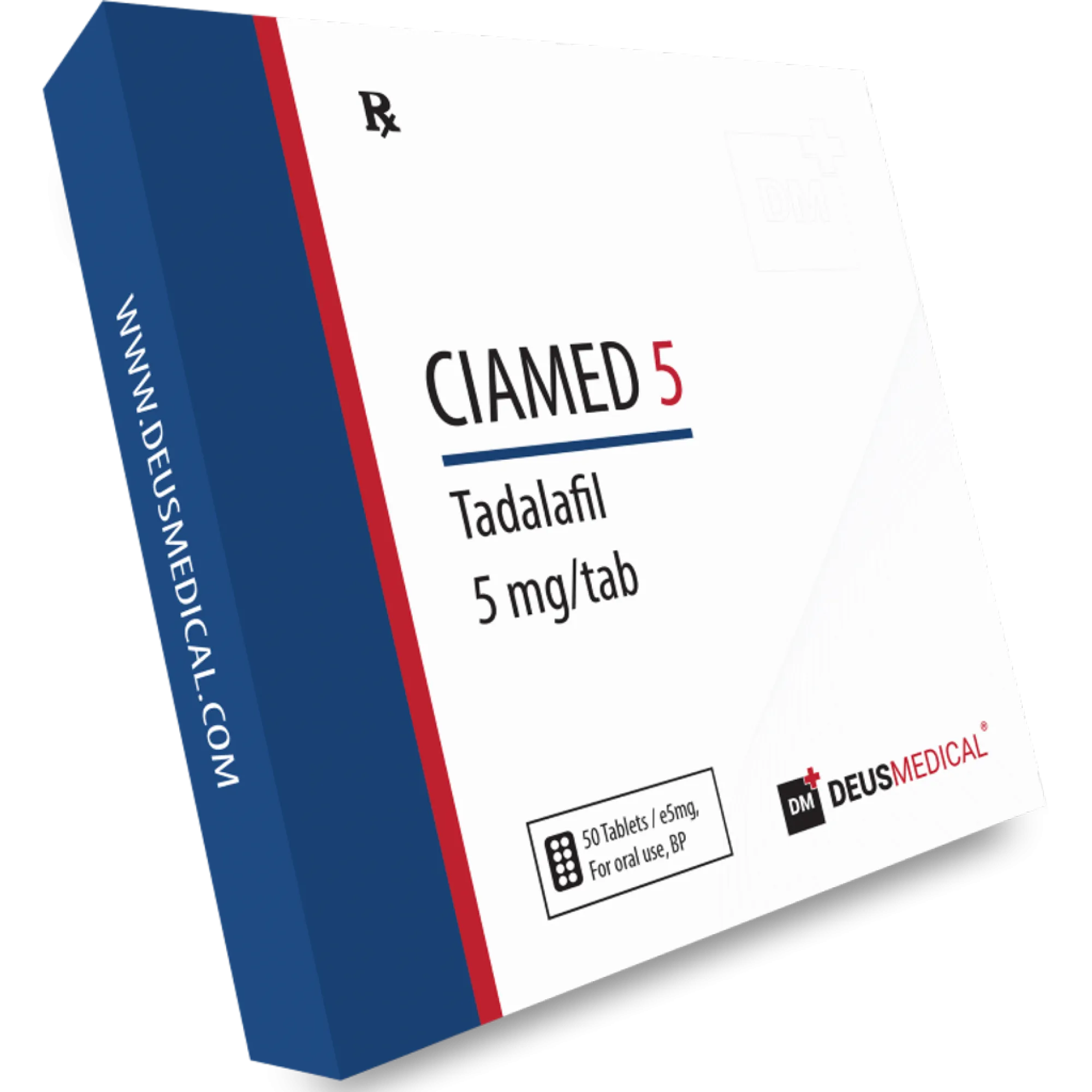 CIAMED 5 (Tadalafil) - Cialis, Deus Medical, Acquista Steroidi Online - www.deuspowershop.net