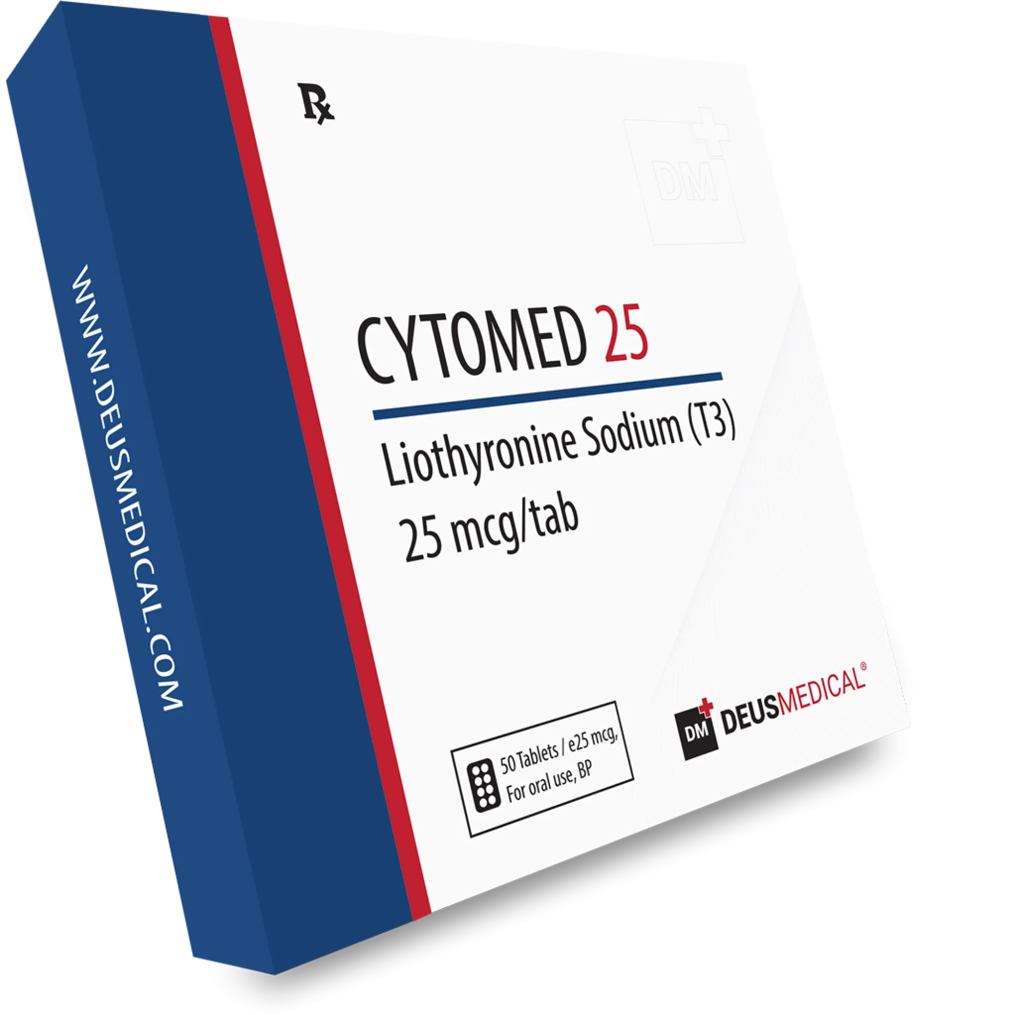 CYTOMED 25 (Liothyronine Sodium (T3)), Deus Medical, Buy Steroids Online - www.deuspowershop.net