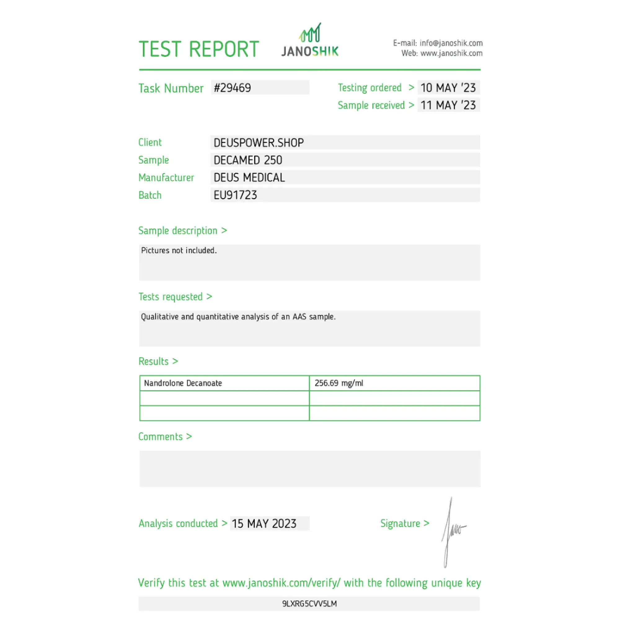 DECAMED 250 (Nandrolone Decanoate), Deus Medical, Buy Steroids Online - www.deuspowershop.net