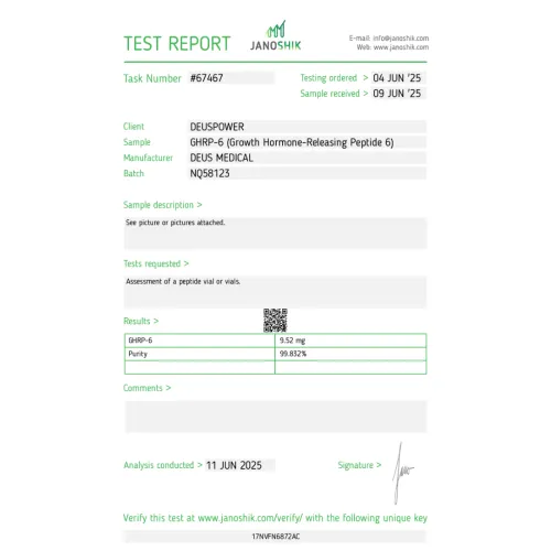 GHRP-6 (Growth Hormone-Releasing Peptide 6)
