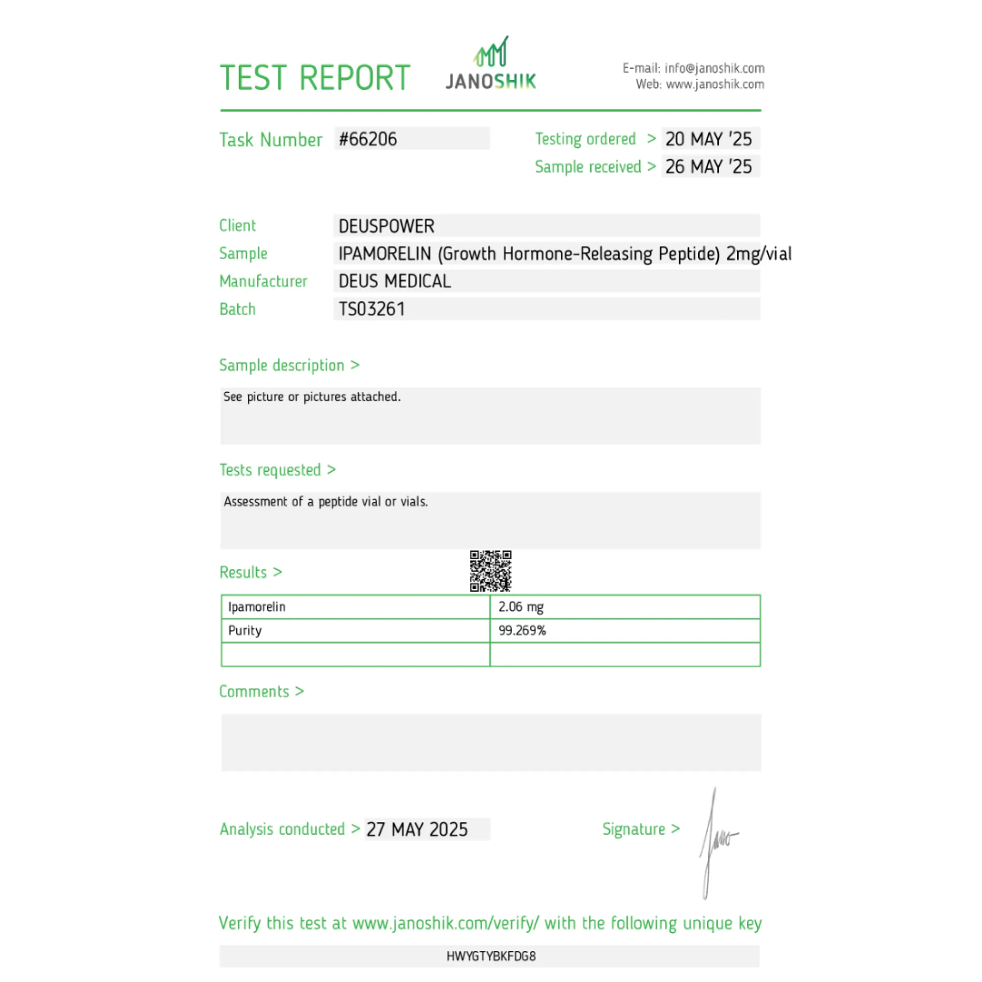 IPAMORELIN (Growth Hormone-Releasing Peptide), Deus Medical, koop steroïden online - www.deuspowershop.net
