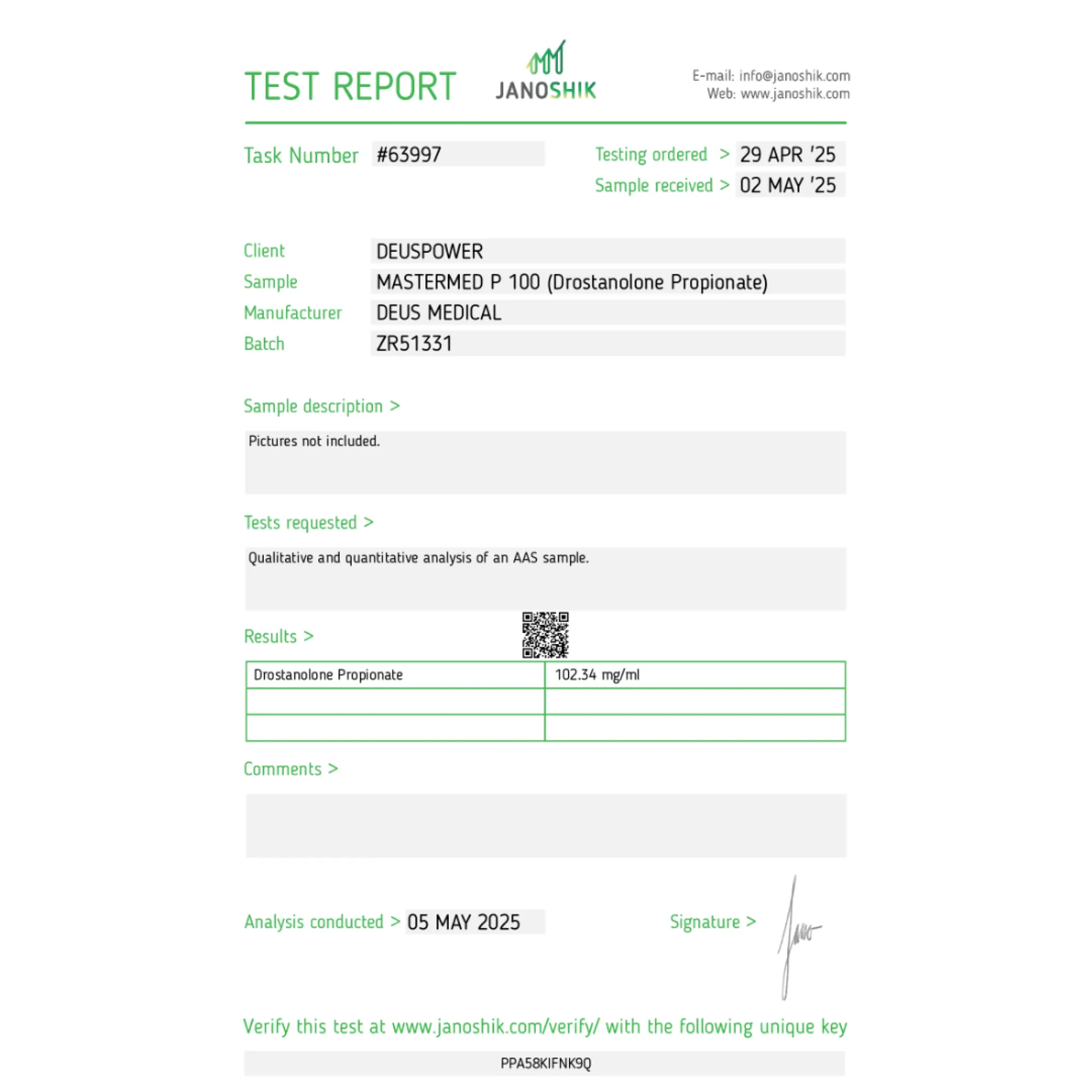 Mastermed P 100 Drostanolone Propionate ampoules and Deus Medical packaging