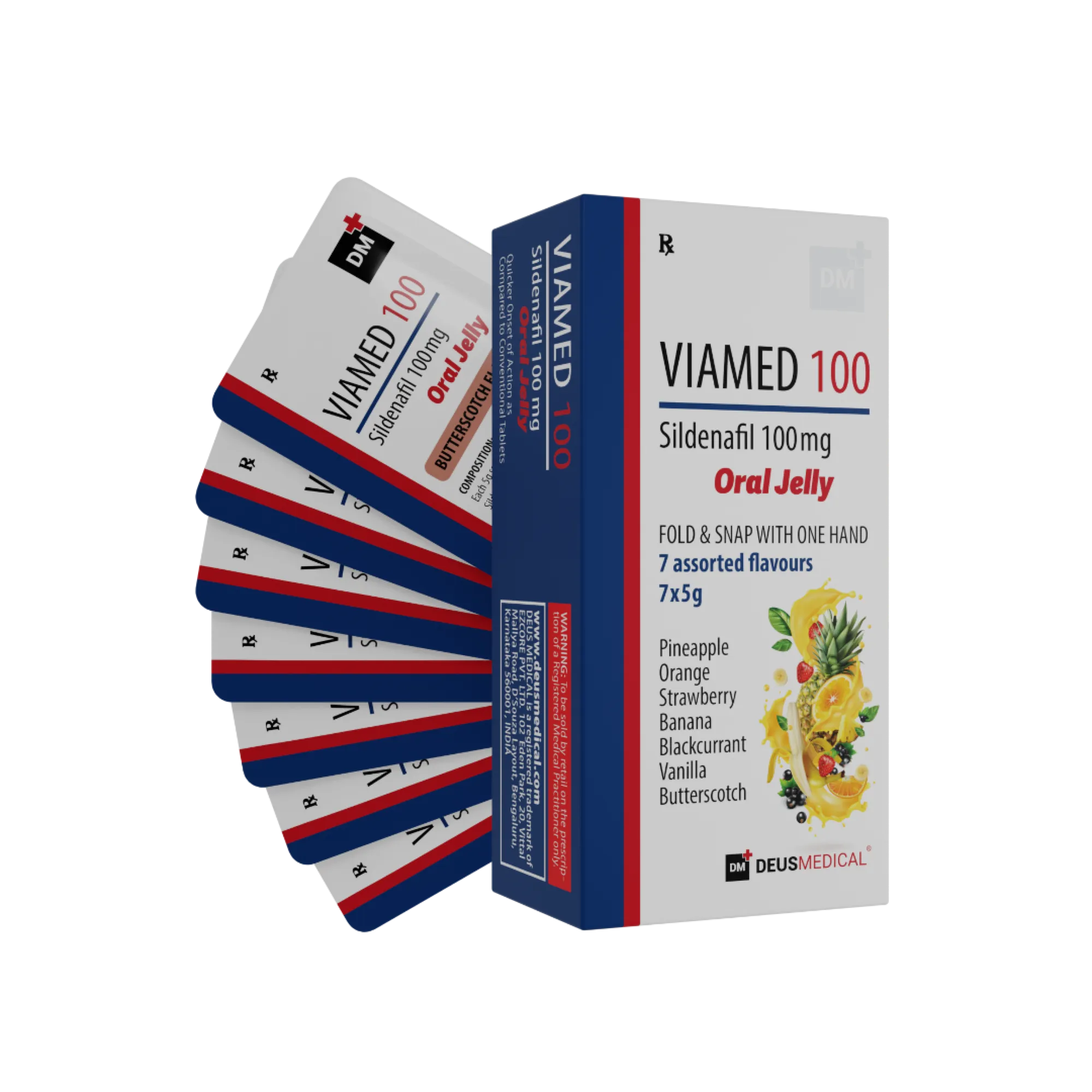 VIAMED 100 Sildenafil Citrate Oral Jelly, DeusPower Shop