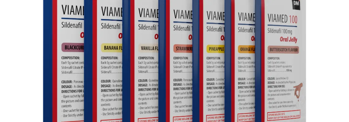 Overview of VIAMED 100 (Sildenafil Citrate Oral Jelly)
