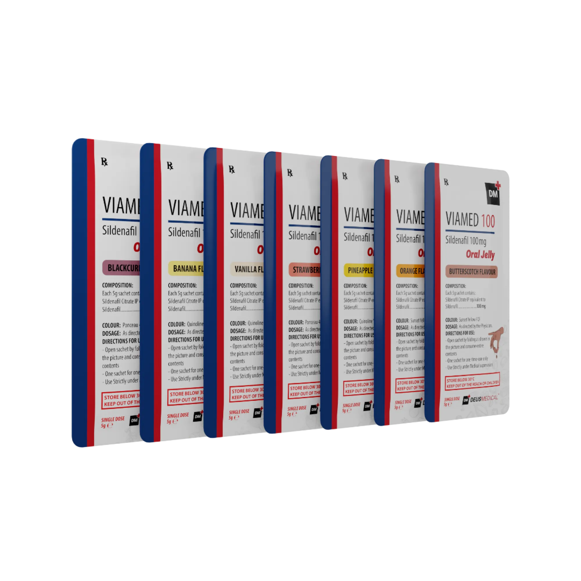 VIAMED 100 Sildenafil Citrate Oral Jelly, DeusPower Shop