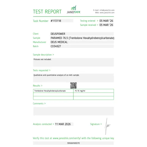PARAMED 76.5 (Trenbolon Hexahydrobenzylcarbonate)