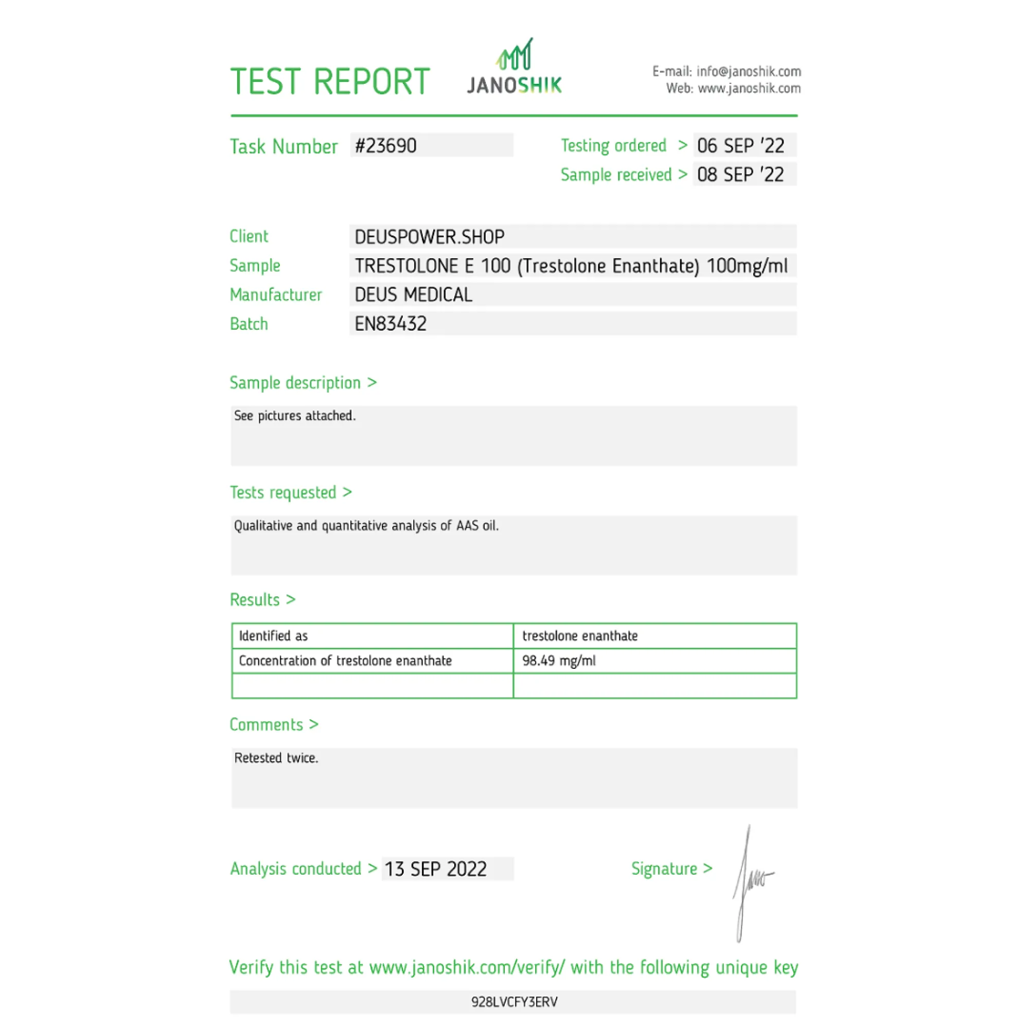 Trestolone enanthate for sale Trestolone E 100 trestolone enanthate 100mg/ml injectable by DeusPower Shop