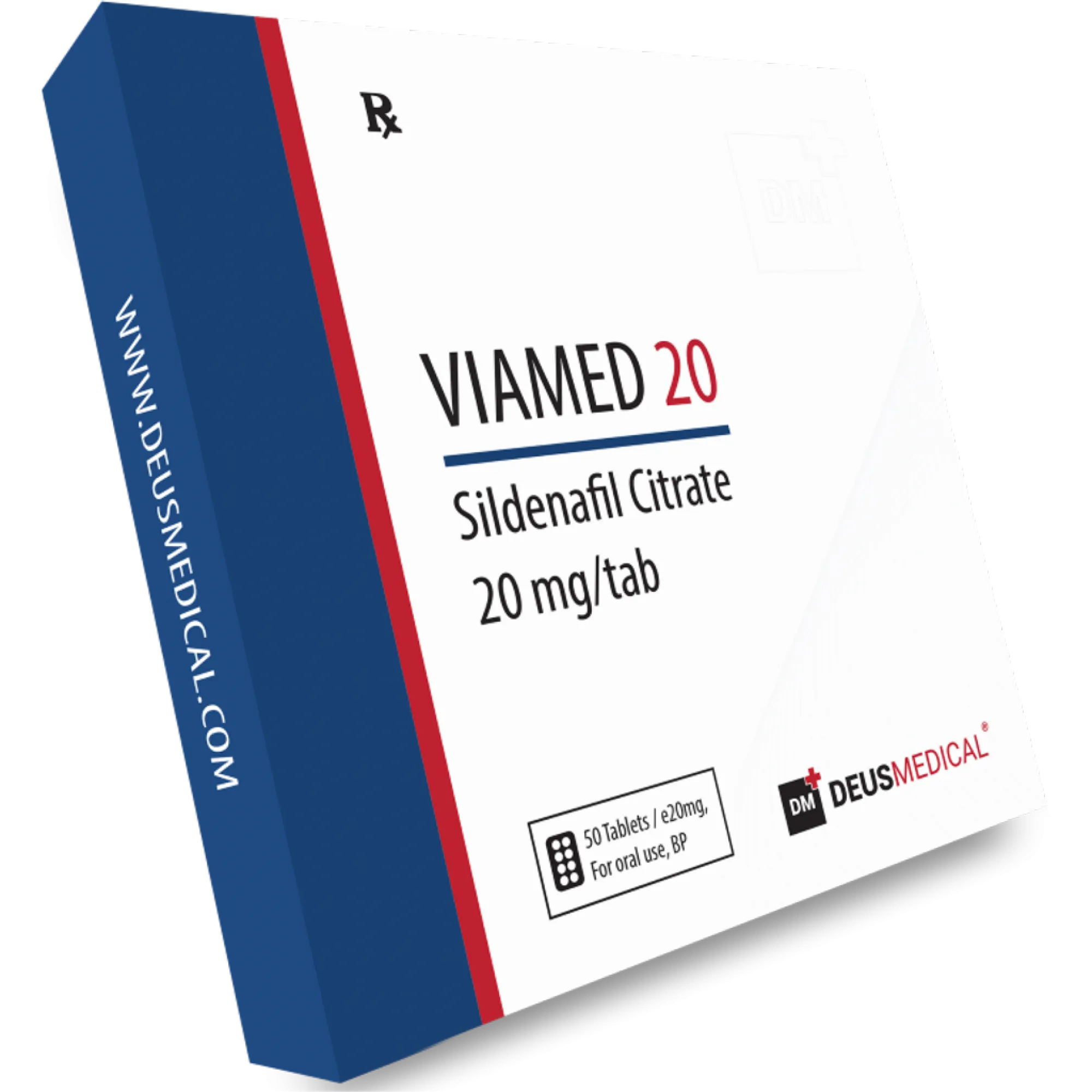 VIAMED 20 Sildenafil Citrate 20mg oral tablets by DeusPower Shop