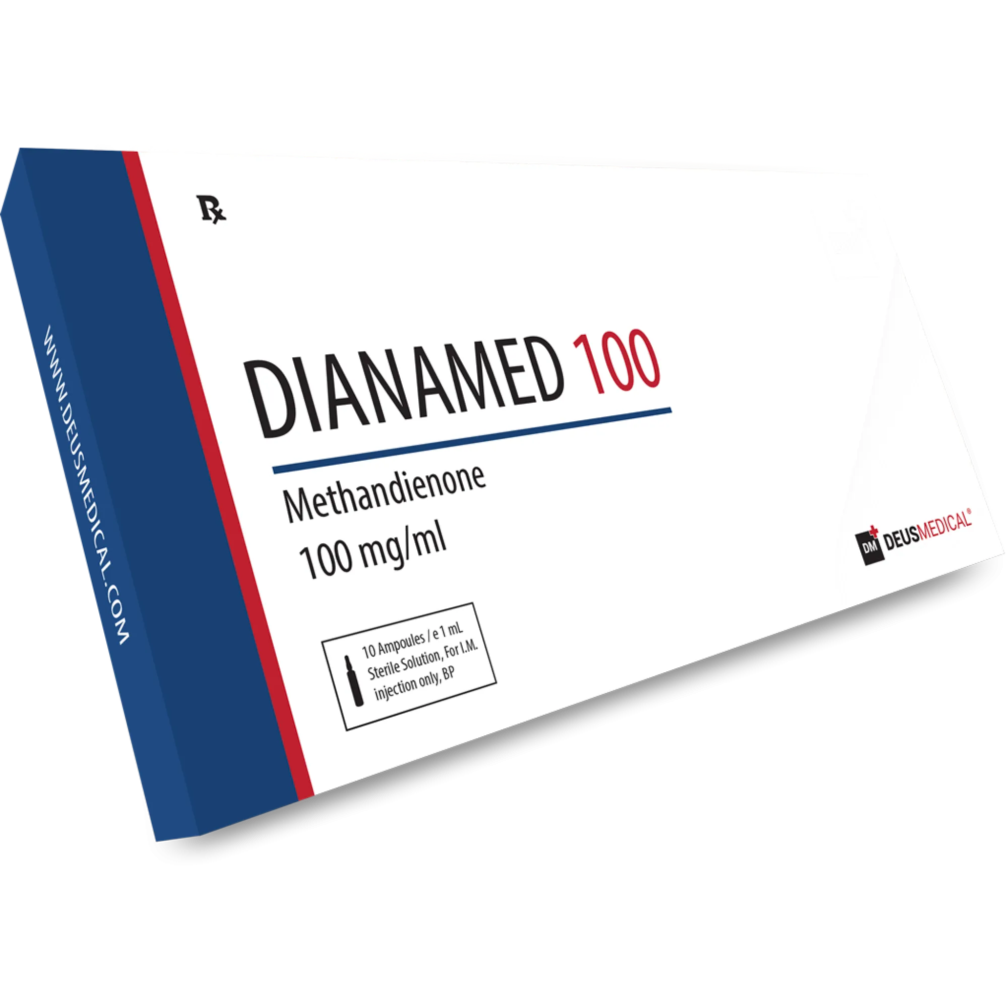 DIANAMED 100 (Methandienone), Deus Medical, Buy Steroids Online - www.deuspowershop.net