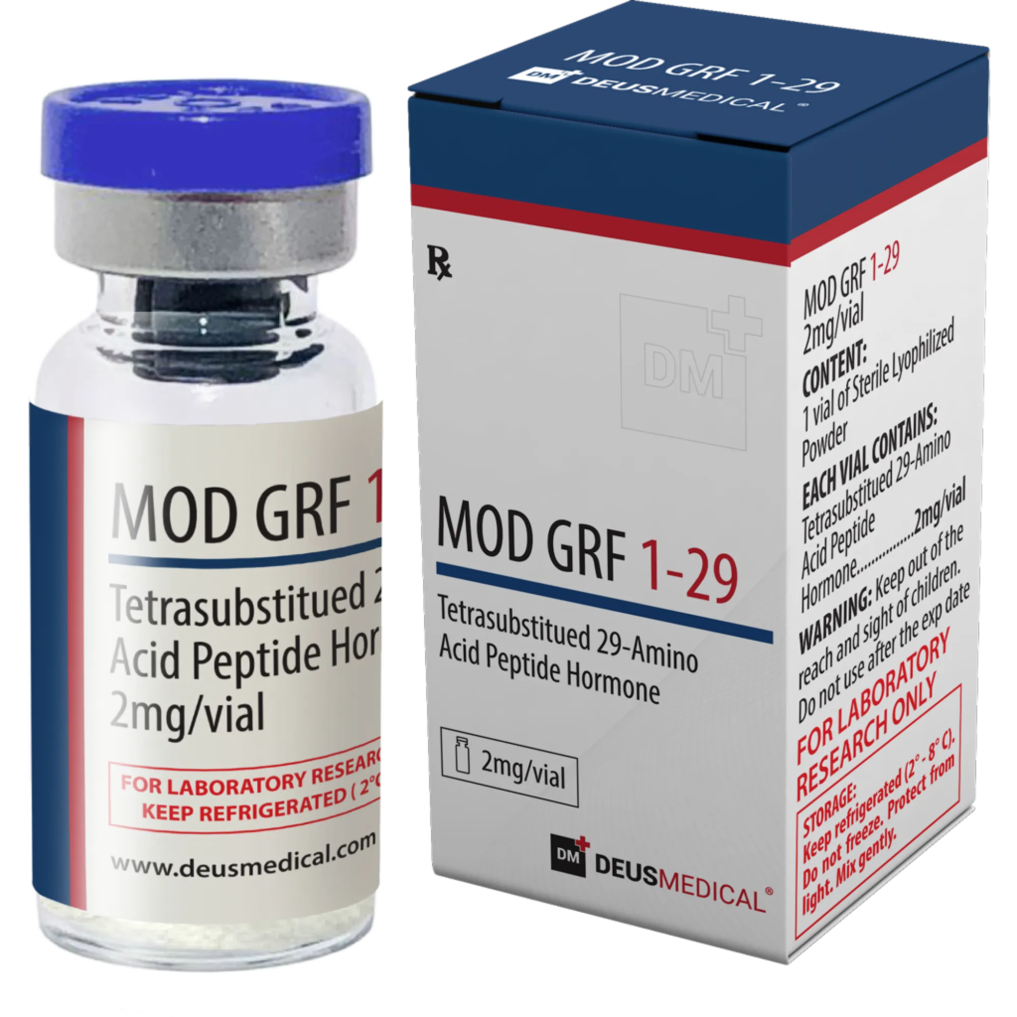 MOD GRF 1-29 (Hormone Peptidique à 29 Acides Aminés Tétrasubstituée), Deus Medical, Acheter des stéroïdes en ligne - www.deuspowershop.net