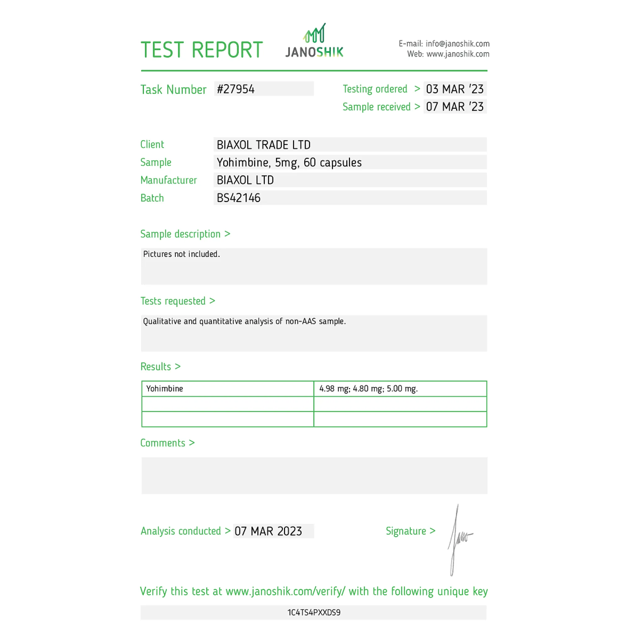 YOHIMBINE (Fat Burner), Biaxol, Koupit steroidy online - www.deuspowershop.net