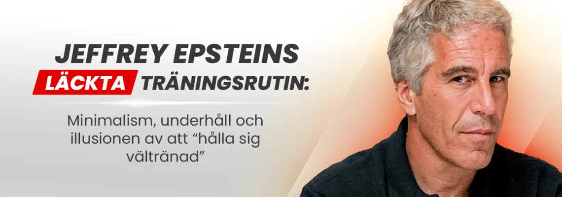 Jeffrey Epsteins läckta träningsprogram: minimalism, underhåll och illusionen av att “förbli vältränad”