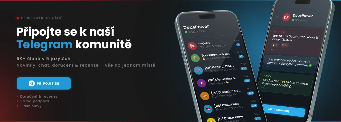 Telegramový kanál DeusPower Shop