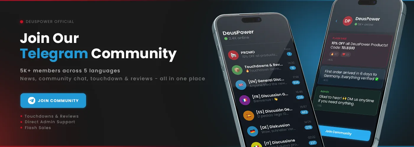 DeusPower Shop Telegram Channel