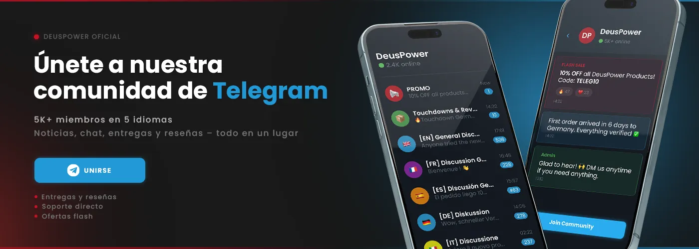 Canal de Telegram de DeusPower Shop