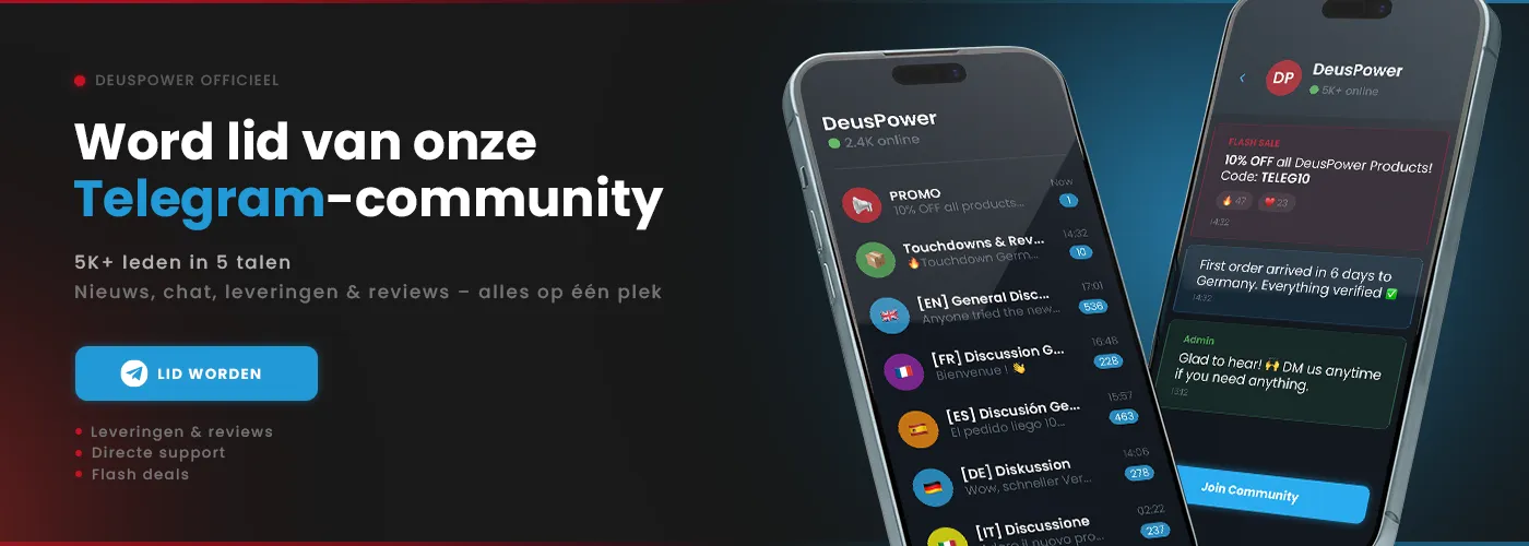 DeusPower Shop Telegram-kanaal
