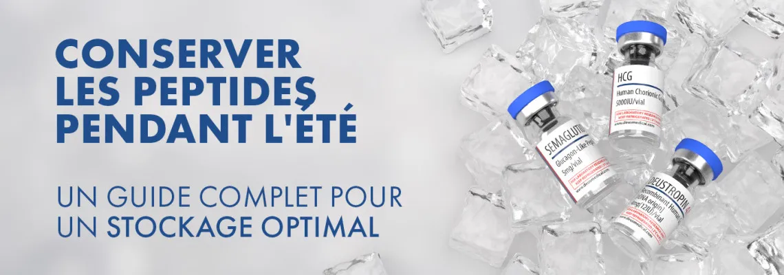 Préserver les peptides pendant l'été : un guide complet pour un stockage optimal
